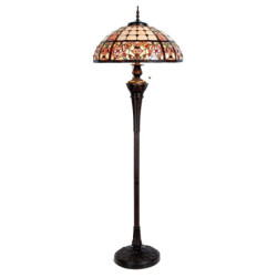 Stojací lampa Tiffany - Ø 56*165 cm 3x E27 / Max 60W