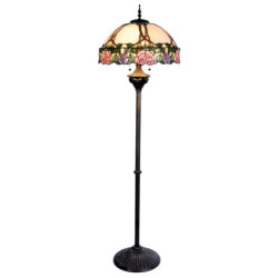 Stojací lampa Tiffany - Ø 50*164 cm 3x E27 / Max 60W