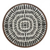 Set 3ks dřevěný dekorativní talíř s vrstvou Enamel - Ø 28*2 / Ø 23*2 / Ø 20*2 cm