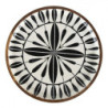Set 3ks dřevěný dekorativní talíř s vrstvou Enamel - Ø 28*2 / Ø 23*2 / Ø 20*2 cm
