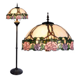 Stojací lampa Tiffany - Ø 50*164 cm 3x E27 / Max 60W