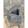 Šedá retro poštovní schránka Mail - 26*10*31 cm