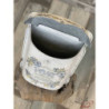 Krémová retro poštovní schránka s květy Post Courier - 27*8*39 cm