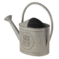 Dekorativní šedá retro konev Fresh farm - 45*16*33 cm