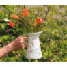 Dekorační vintage smaltovaný džbán Adelle - 12*12*20 cm