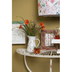 Dekorační vintage smaltovaný džbán Adelle - 12*12*20 cm