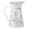 Dekorační vintage smaltovaný džbán Adelle - 12*12*20 cm