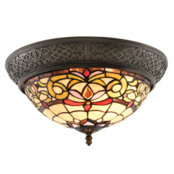 Stropní svítidlo Tiffany Bend - Ø 38*20 cm