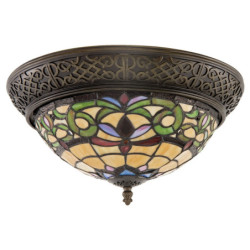 Stropní svítidlo Tiffany Bend - Ø 38*20 cm