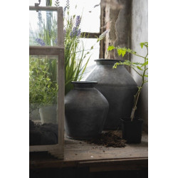 Šedá dekorativní váza Cherise - Ø 39*38 cm