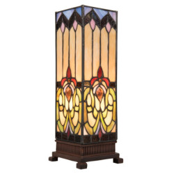 Stolní lampa Tiffany Bend - 12*12*35 cm