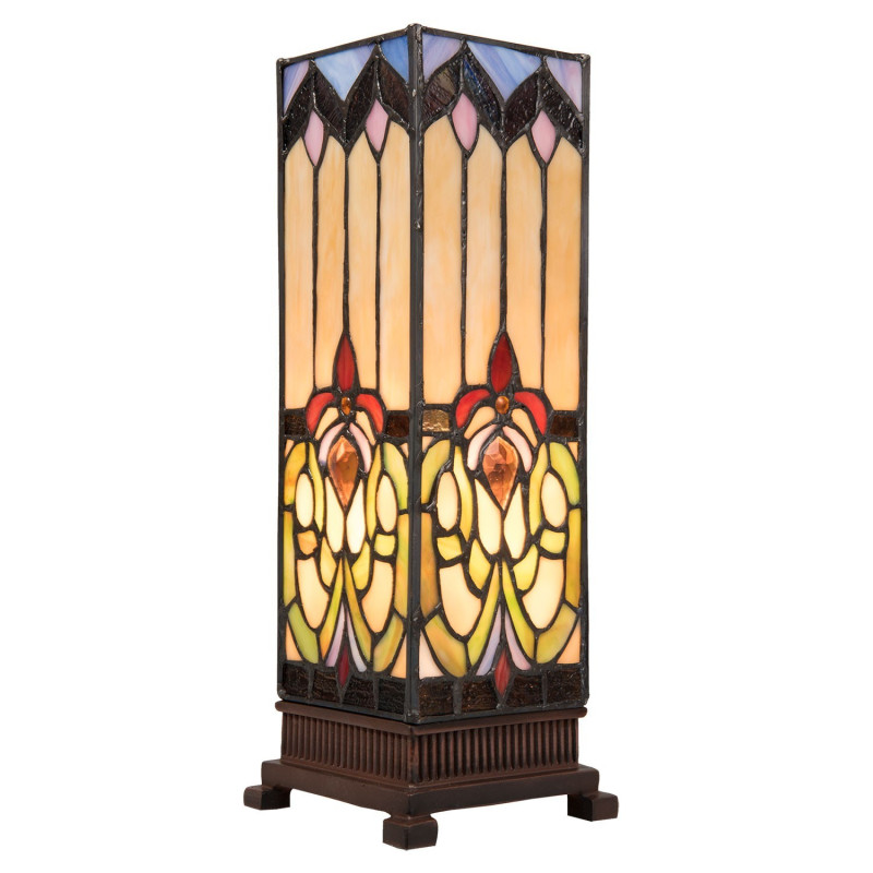 Stolní lampa Tiffany Bend - 12*12*35 cm
