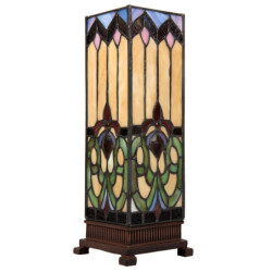 Stolní lampa Tiffany Bend - 12*12*35 cm