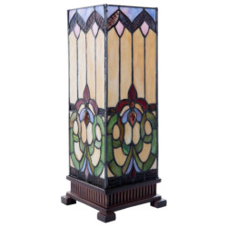 Stolní lampa Tiffany Bend - 17*17*44 cm