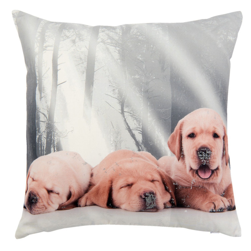 Polštář s výplní REAL ANIMALS psi -  40*40cm