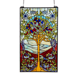 Skleněný nástěnný panel Tiffany Tree - 50*85 cm