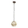 Závěsné žluto krémové světlo Tiffany Bloom - Ø 31*91 cm E14/max 1*40W