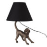 Stolní lampa Monkey s černým stínidlem - 29*27*43 cm E27