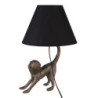 Stolní lampa Monkey s černým stínidlem - 29*27*43 cm E27
