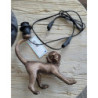 Stolní lampa Monkey s černým stínidlem - 29*27*43 cm E27