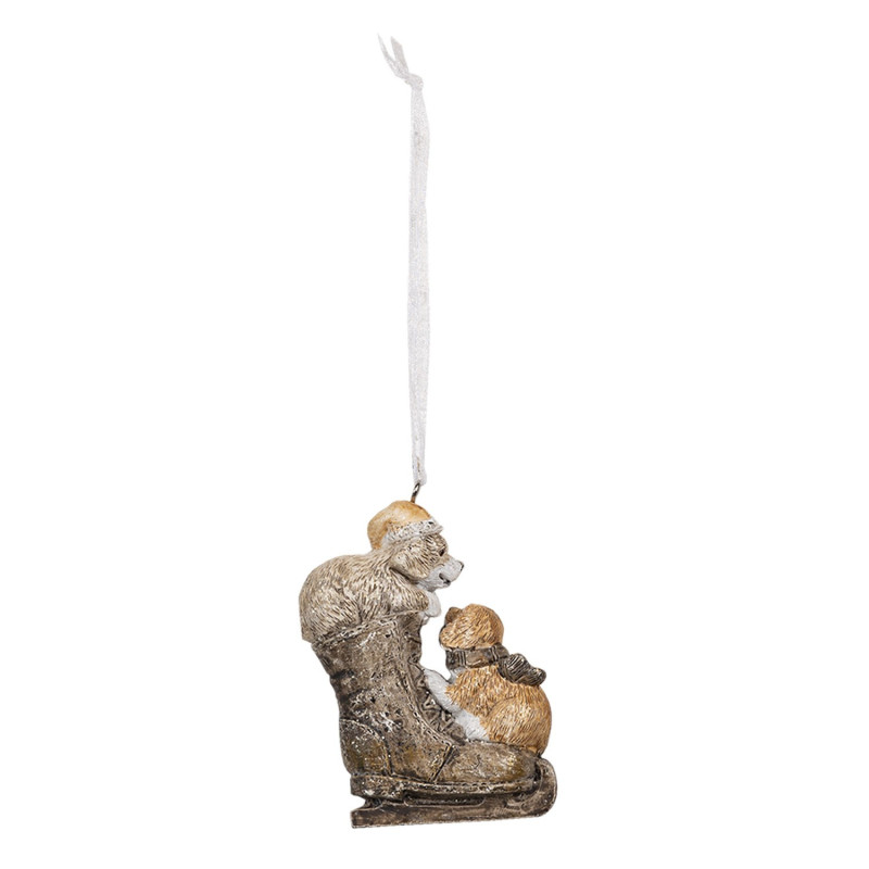 Závěsná vánoční ozdoba psů v botě - 6*2*8 cm