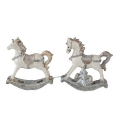 2ks Dekorativní soška houpacího koně -  7*2*8 cm