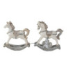 2ks Dekorativní soška houpacího koně -  7*2*8 cm