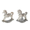 2ks Dekorativní soška houpacího koně -  7*2*8 cm