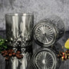 Skleněná nápojová sklenička Water Grey S - 280 ml