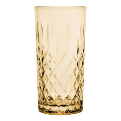 Skleněná nápojová sklenička Water Yellow M - 300 ml
