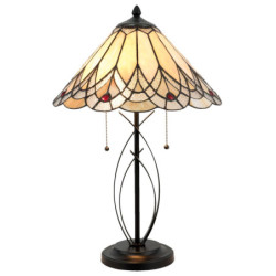 Stolní lampa Tiffany Peaceful - 40*60 cm 2x E27/60W