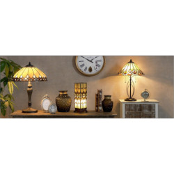 Stolní lampa Tiffany Peaceful - 40*60 cm 2x E27/60W