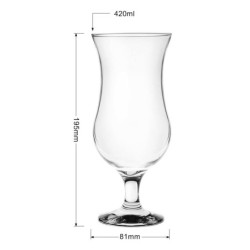 Sklenice na koktejl - Ø 8*19 cm / 420 ml