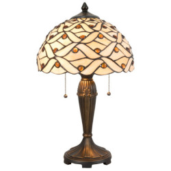 Stolní lampa Tiffany Joana - 30*51 cm 2x E27/40W