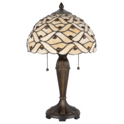 Stolní lampa Tiffany Joana - 30*51 cm 2x E27/40W