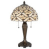 Stolní lampa Tiffany Joana - 30*51 cm 2x E27/40W
