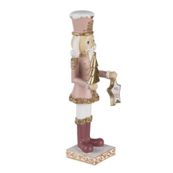 Dekorativní soška Louskáčka s cedulkou Merry Christmas - 9*7*22 cm