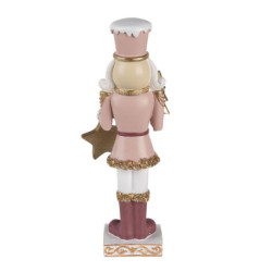 Dekorativní soška Louskáčka s cedulkou Merry Christmas - 9*7*22 cm