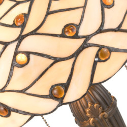 Stolní lampa Tiffany Joana - 30*51 cm 2x E27/40W