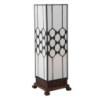 Stolní lampa Tiffany Roof - 12*12*36 cm E14 / max. 25 Watt