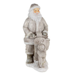Dekorativní soška Santy na skútru - 12*6*14 cm