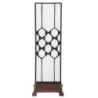 Stolní lampa Tiffany Roof - 12*12*36 cm E14 / max. 25 Watt