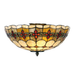 Závěsné svítidlo Tiffany Oxford - Ø 40*24 cm 2x E14 / Max 40W