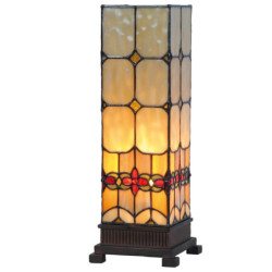 Stolní lampa Tiffany Oxford - 12.5*35 cm 1x E14 / Max 40W