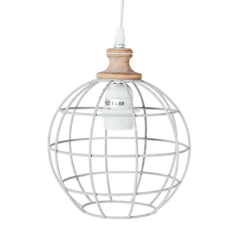 Stropní svítidlo koule s patinou - Ø 18*22 cm E27/60W