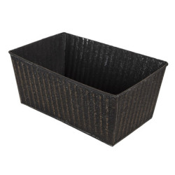 Kovové dekorativní truhlíky na květiny s patinou - 26*17*12 / 23*14*10 / 21*11*9 cm