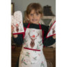 Kuchyňská bavlněná chňapka Holly Christmas s jelenem - 12*21 cm