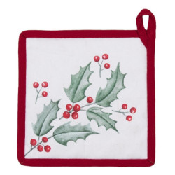 Chňapka - podložka Holly Christmas - 20*20 cm