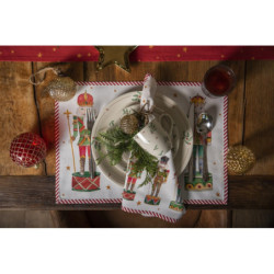 Porcelánová miska s cesmínou Holly Christmas - Ø 14*7 cm / 500 ml
