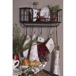 Bavlněná kuchyňská utěrka Vintage Green Pine- 50*70 cm